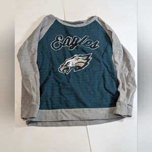 Philadelphia Eagles NFL Long Sleeve Crew Neck – Hunter Green, Women's Small